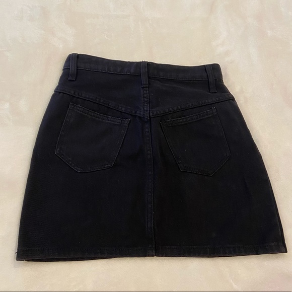 Black Denim Skirt - Picture 4 of 5